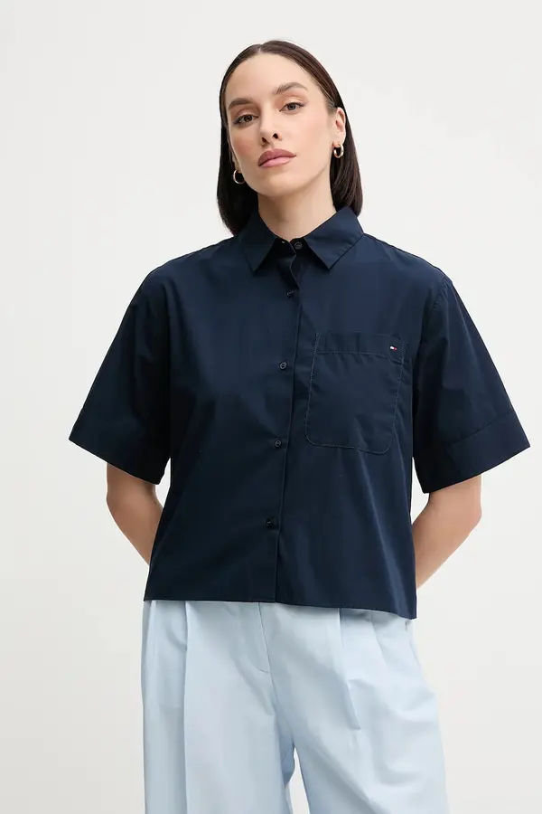 Tommy Hilfiger Bombažna srajca Tommy Hilfiger
