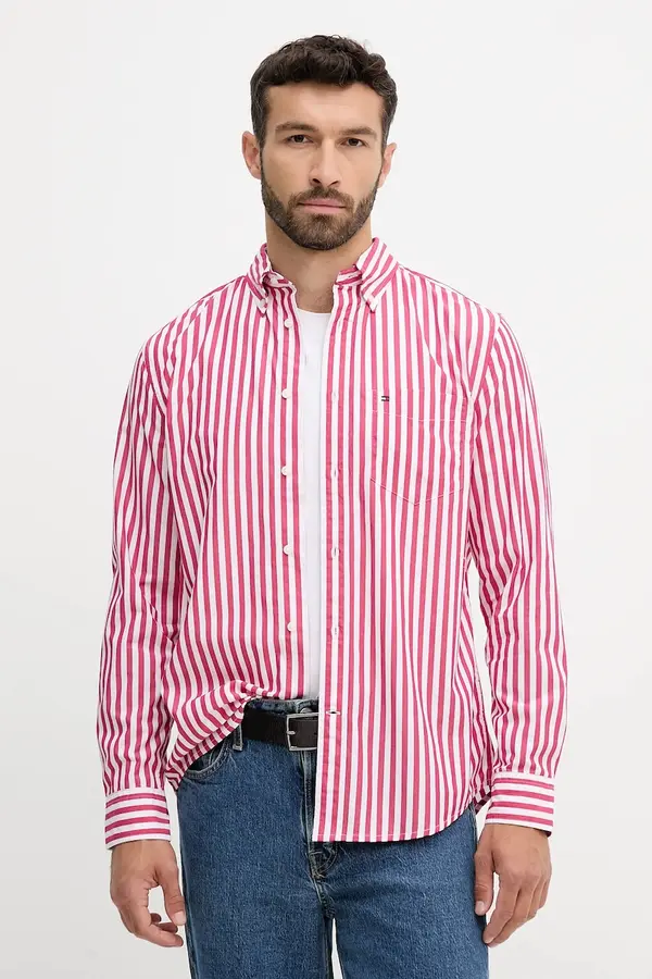 Tommy Hilfiger Bombažna srajca Tommy Hilfiger