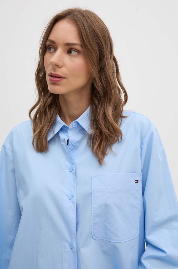 Tommy Hilfiger Bombažna srajca Tommy Hilfiger ženska