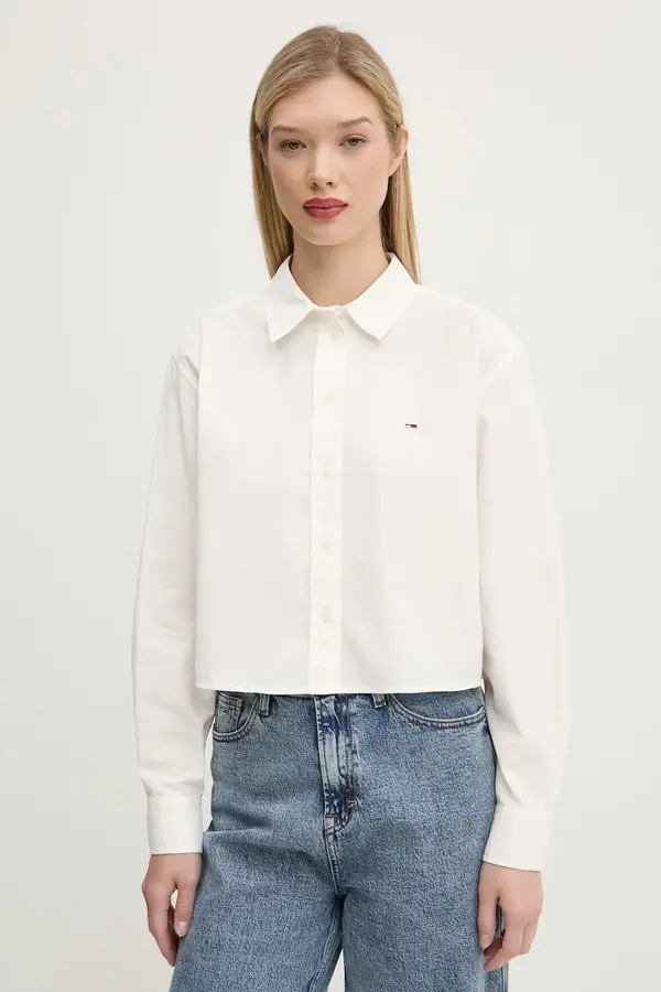 Tommy Jeans Bombažna srajca Tommy Jeans