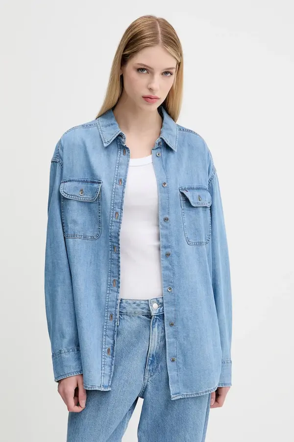 Tommy Jeans Bombažna srajca Tommy Jeans
