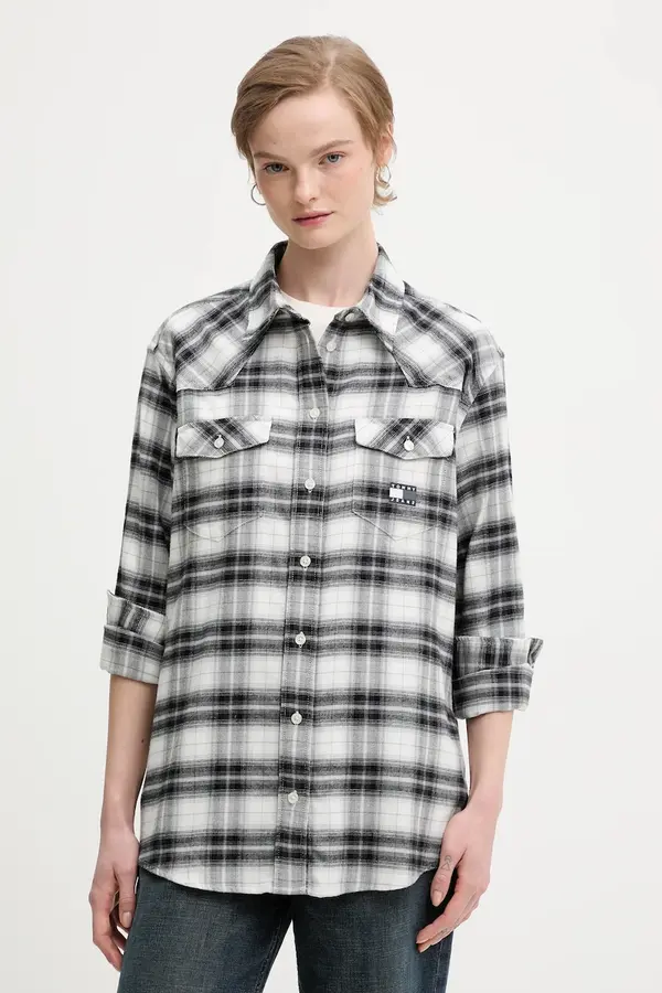 Tommy Jeans Bombažna srajca Tommy Jeans