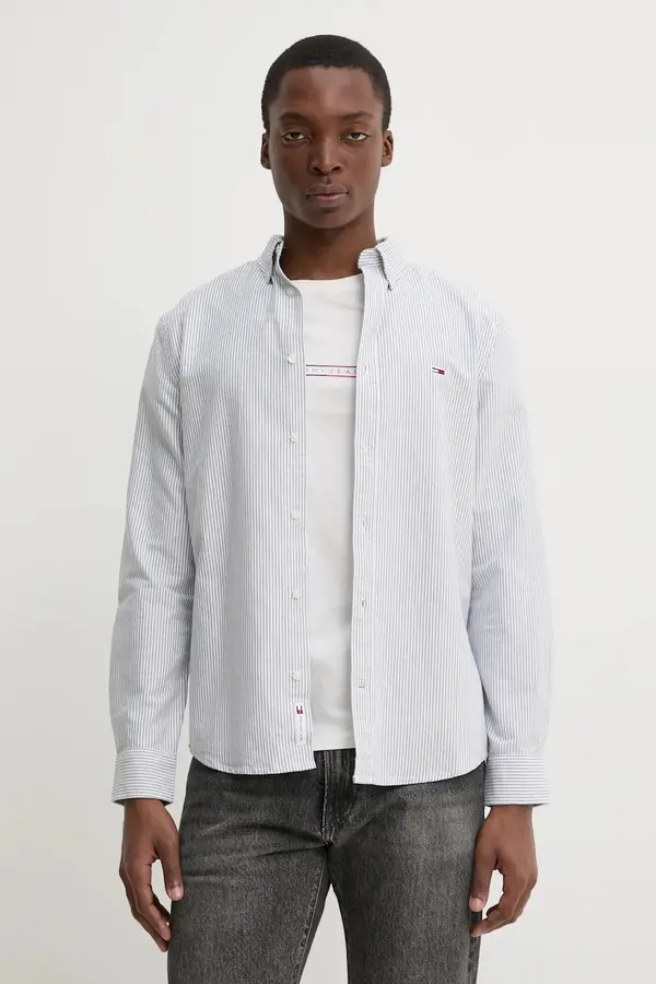 Tommy Jeans Bombažna srajca Tommy Jeans