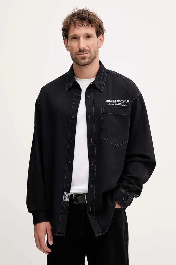 Versace Jeans Couture Bombažna srajca Versace Jeans Couture