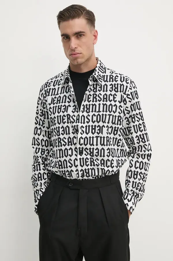 Versace Jeans Couture Bombažna srajca Versace Jeans Couture