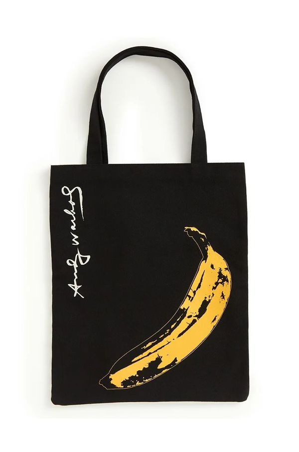 Galison Bombažna vrečka Galison Warhol Banana Canvas Tote Bag