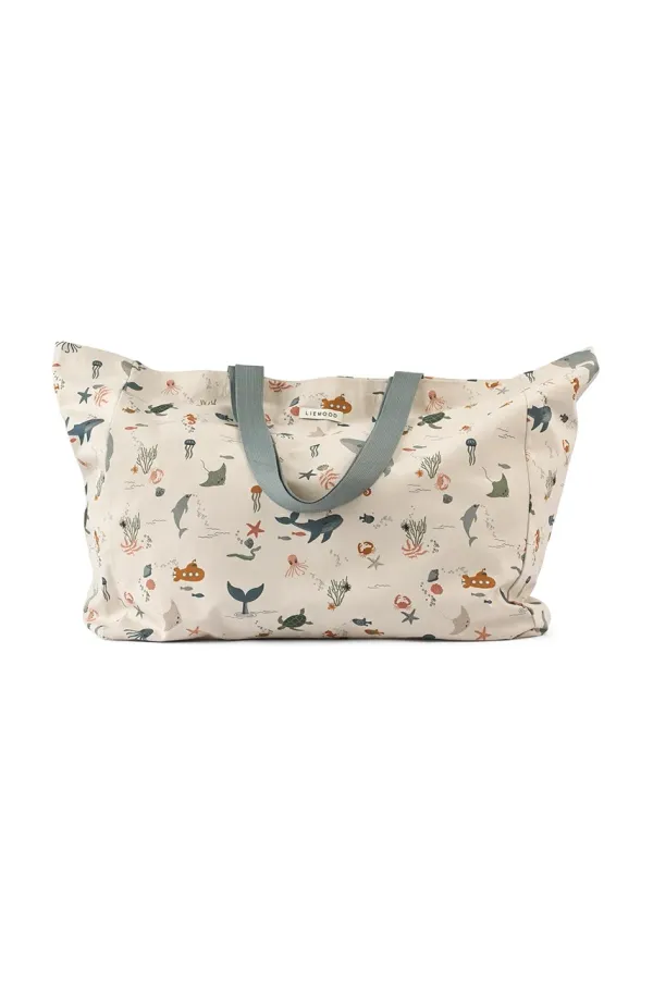 Liewood Bombažna vrečka Liewood Maxi Totebag bež barva