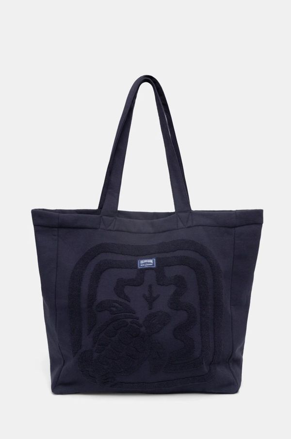 Vilebrequin Bombažna vrečka Vilebrequin BOUDOIR mornarsko modra barva, BIRA29I3