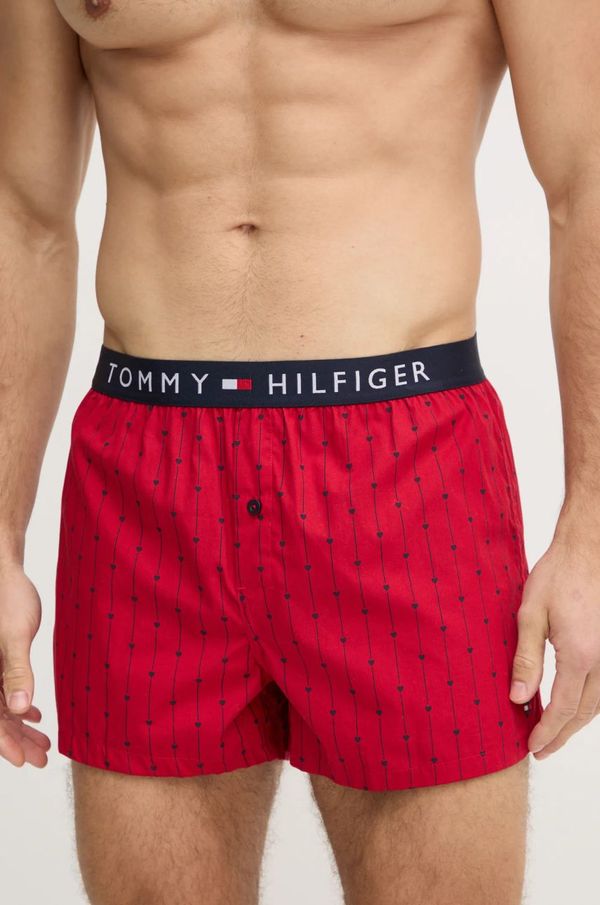 Tommy Hilfiger Bombažne boksarice Tommy Hilfiger rdeča barva