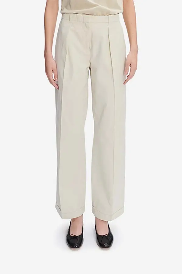 A.P.C. Bombažne hlače A.P.C. Grand Pantal Camila