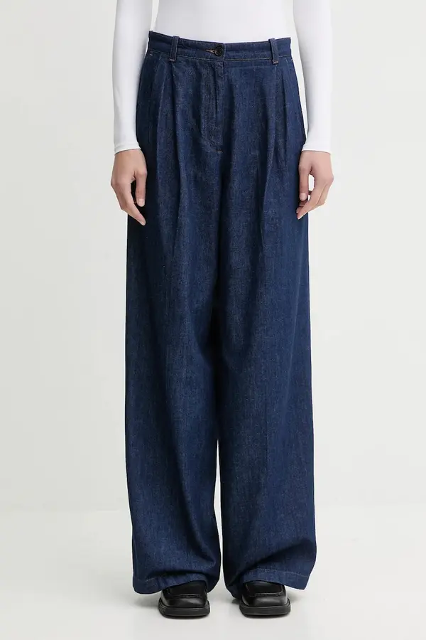 A.P.C. Bombažne hlače A.P.C. PANTALON GINNY