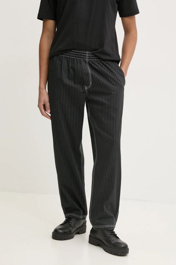 adidas Originals Bombažne hlače adidas Originals Wabash črna barva, JP4489