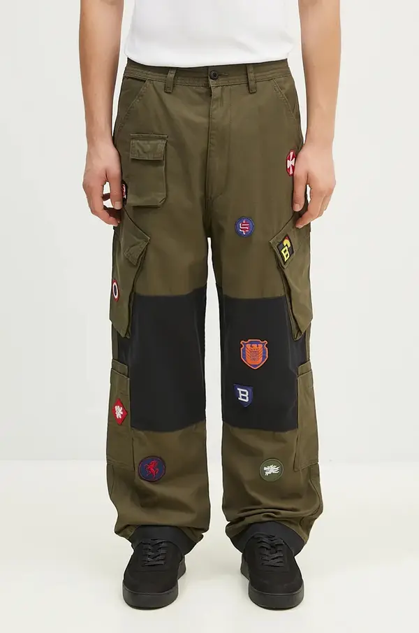 Billionaire Boys Club Bombažne hlače Billionaire Boys Club Patch Cargo Pant