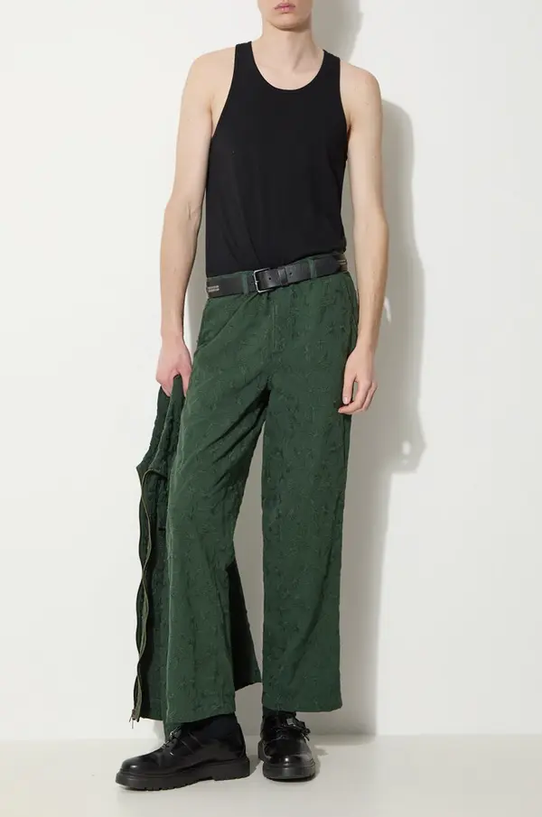 Corridor Bombažne hlače Corridor Floral Embroidered Trouser