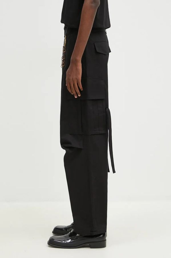 DARKPARK Bombažne hlače DARKPARK Saint črna barva, MTR19.FAC48.0099