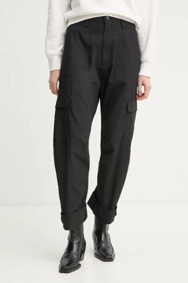 G-Star Raw Bombažne hlače G-Star Raw črna barva, D26030-C973