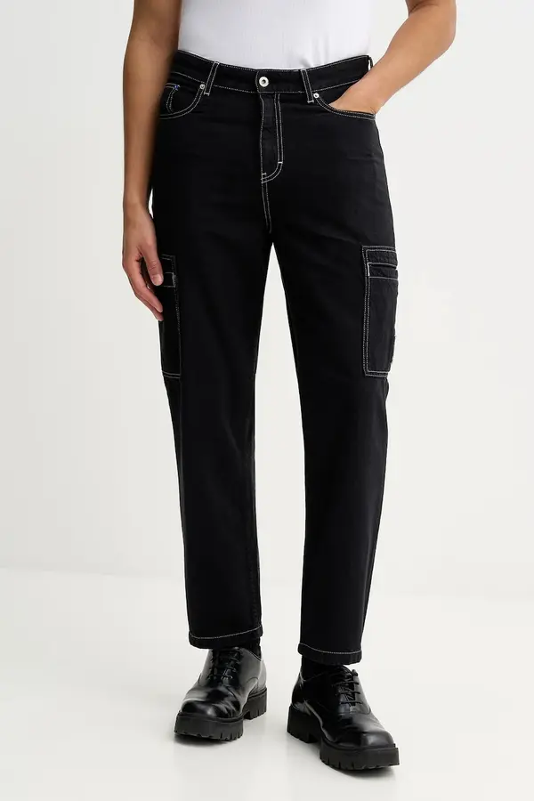 Karl Lagerfeld Jeans Bombažne hlače Karl Lagerfeld Jeans