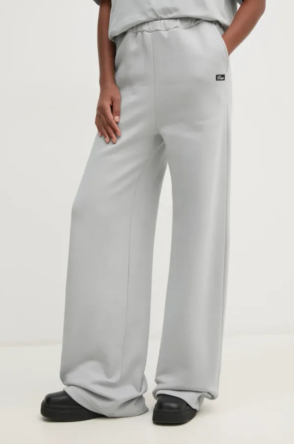 Rotate Bombažne hlače Rotate siva barva, 1134232387