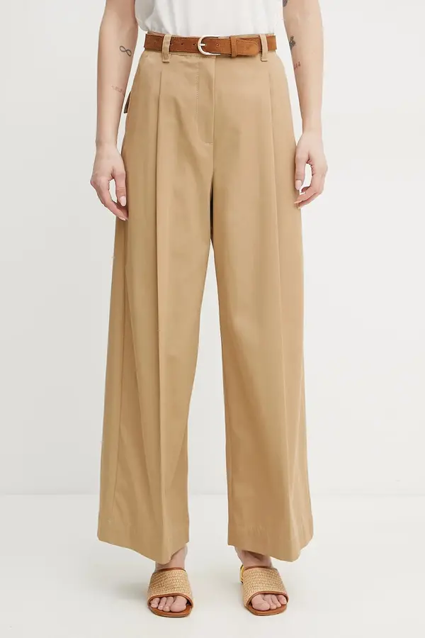 Weekend Max Mara Bombažne hlače Weekend Max Mara