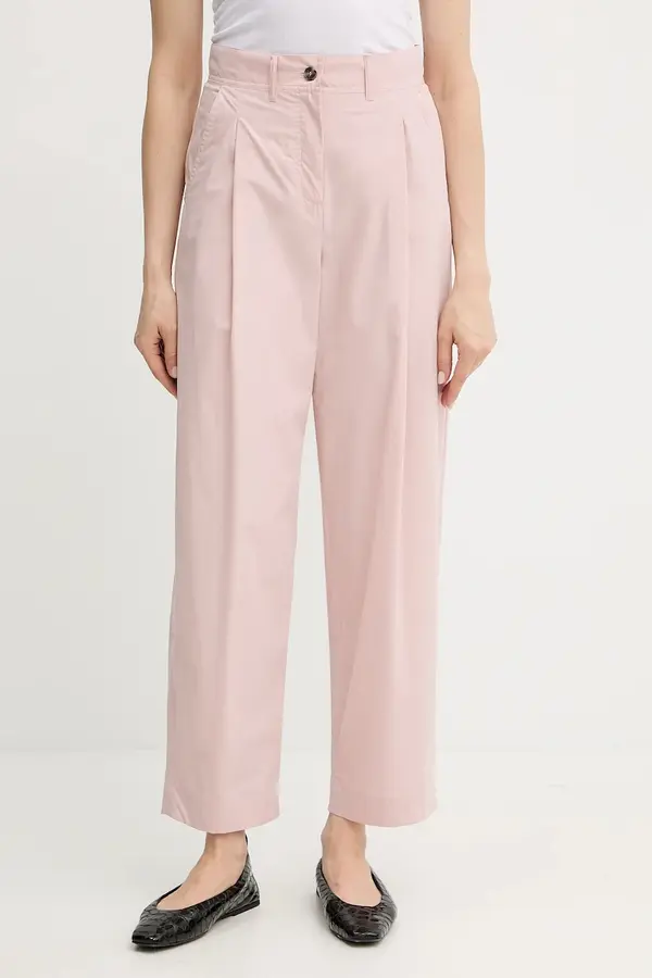 Weekend Max Mara Bombažne hlače Weekend Max Mara