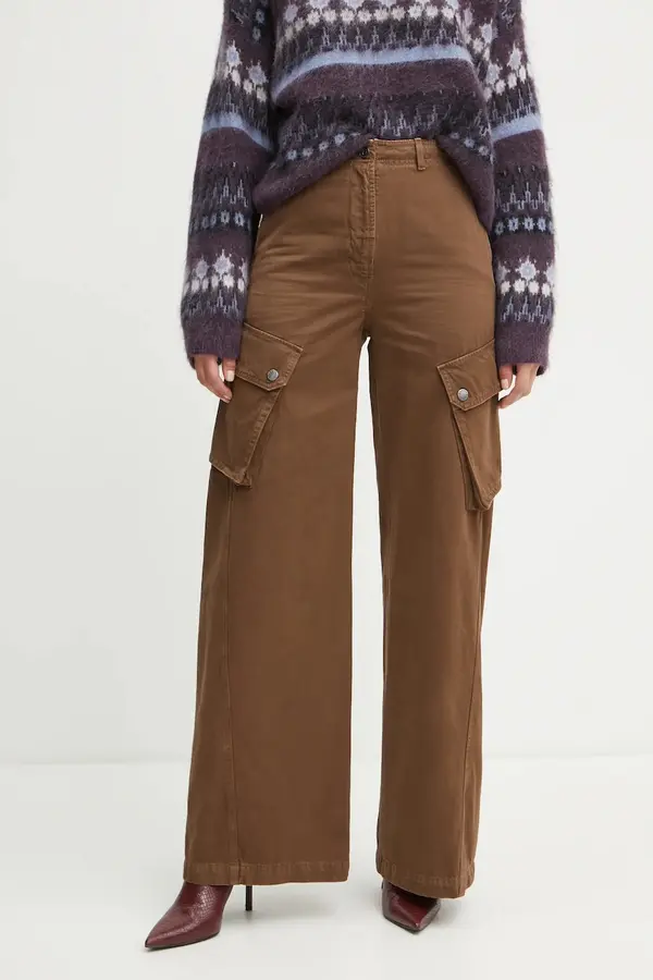 Weekend Max Mara Bombažne hlače Weekend Max Mara