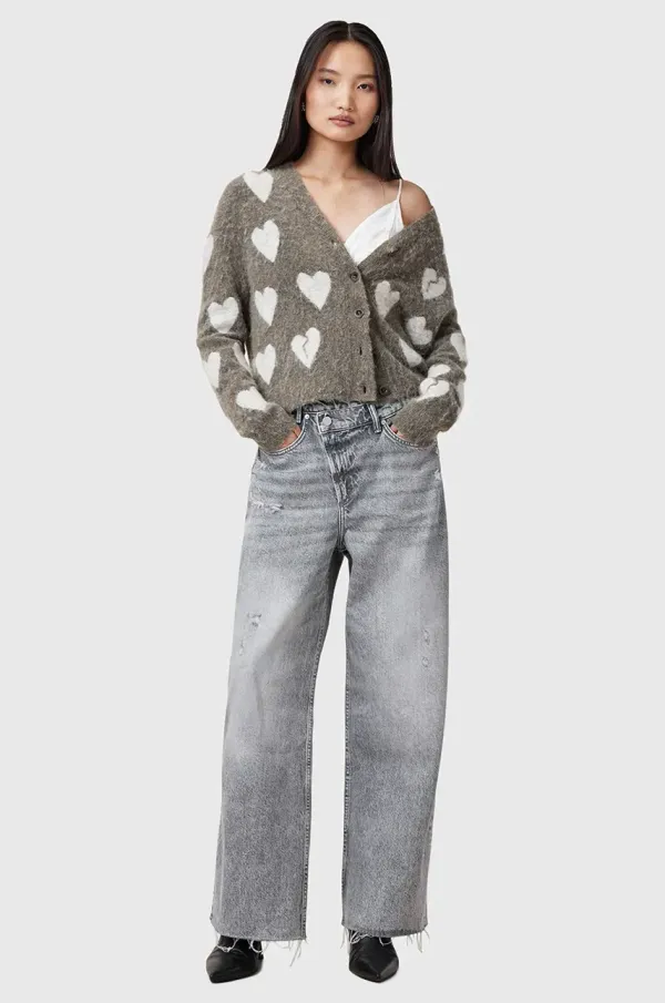 AllSaints Bombažne kavbojke AllSaints AKI ženske, W052EC