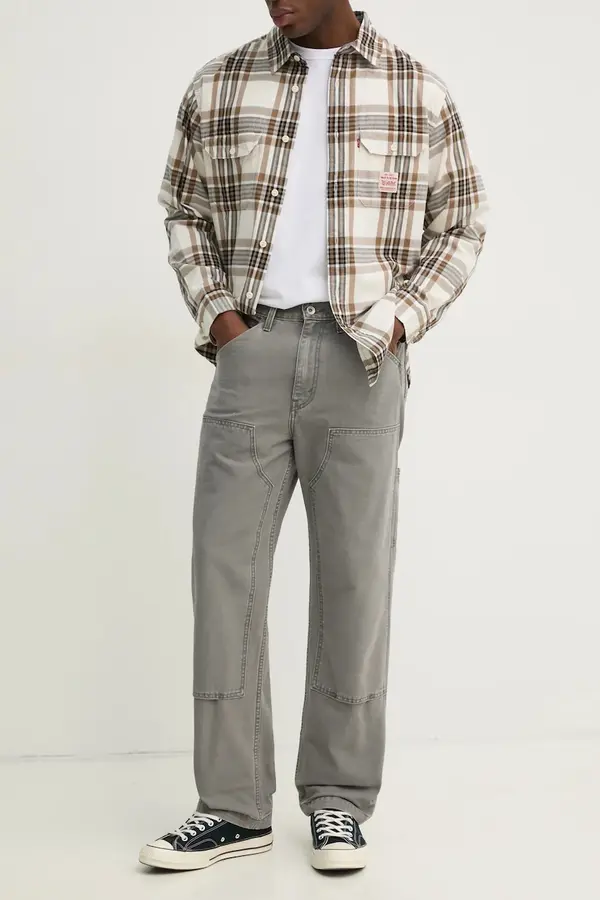 Levi's Bombažne kavbojke Levi's 568 LOOSE STRT DBL KNEE