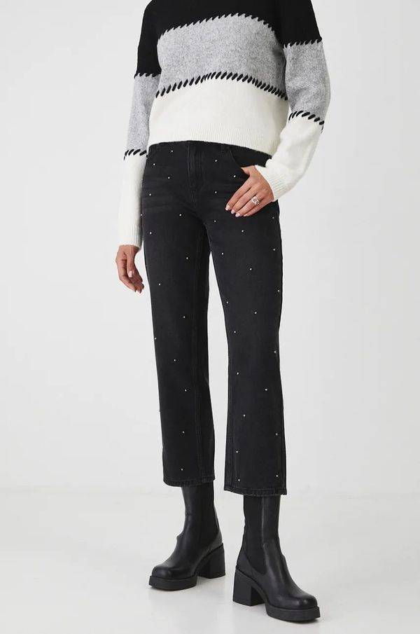 Medicine Bombažne kavbojke Medicine črna barva