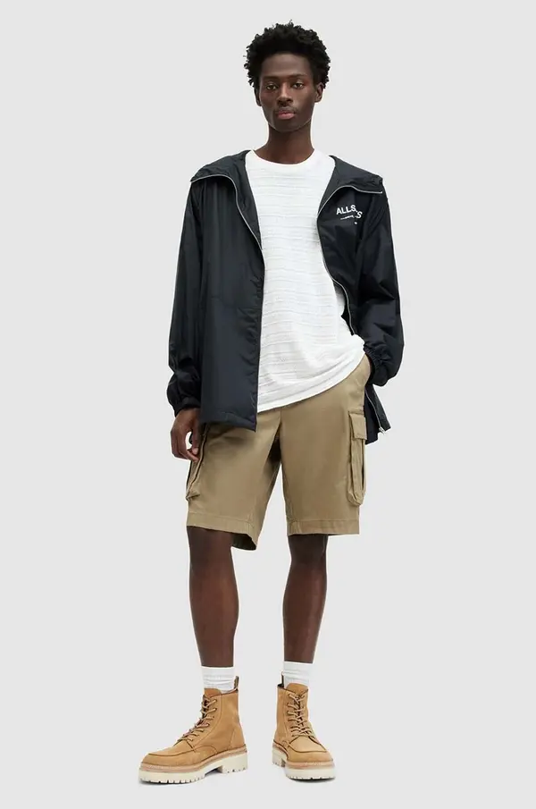 AllSaints Bombažne kratke hlače AllSaints SLANE SHORT