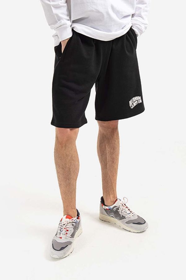 Billionaire Boys Club Bombažne kratke hlače Billionaire Boys Club Szorty Small Arch Logo Shorts BC002 BLACK črna barva, BC002