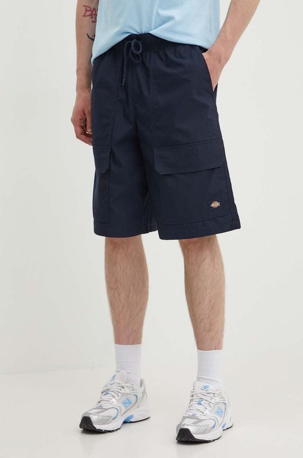 Dickies Bombažne kratke hlače Dickies FISHERSVILLE SHORT mornarsko modra barva, DK0A4YSI