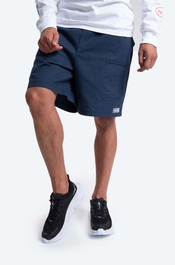 Huf Bombažne kratke hlače HUF Abbott Easy Short mornarsko modra barva