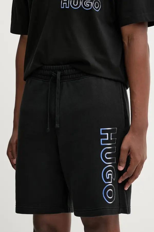 HUGO Blue Bombažne kratke hlače Hugo Blue Nogshort