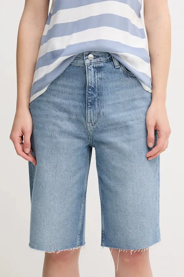 Calvin Klein Jeans Bombažne kratke hlače iz jeansa Calvin Klein Jeans
