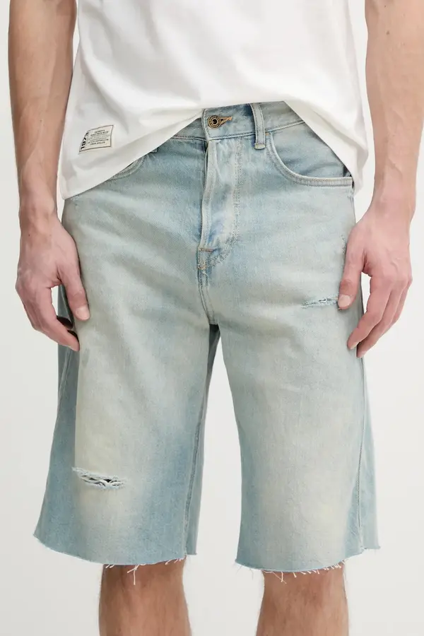 Pepe Jeans Bombažne kratke hlače iz jeansa Pepe Jeans BERMUDA SHORT TINT