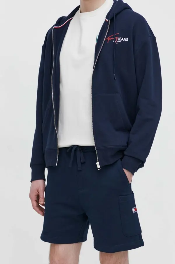 Tommy Jeans Bombažne kratke hlače Tommy Jeans