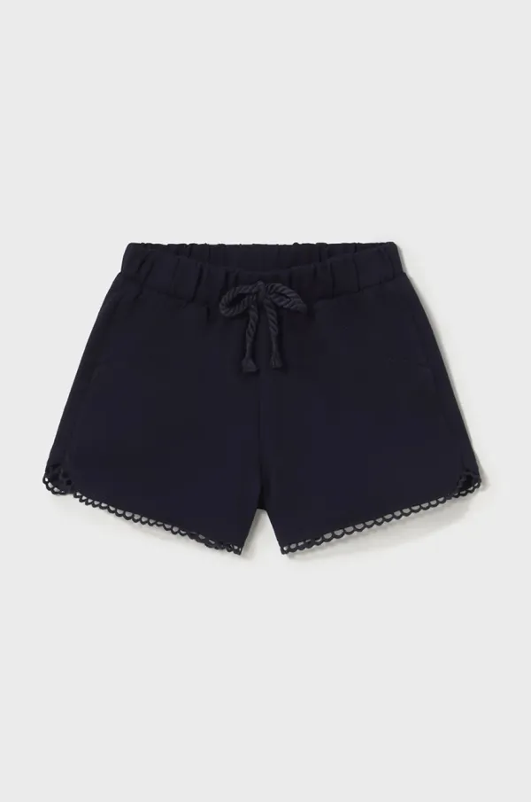 Mayoral Bombažne kratke hlače za dojenčke Mayoral mornarsko modra barva, 603