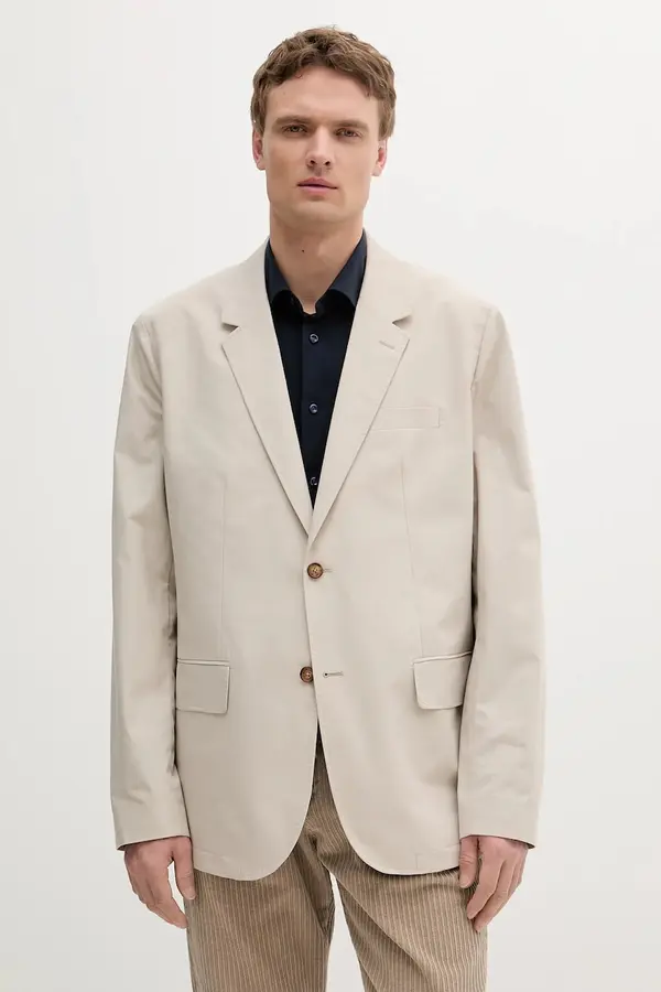 Michael Kors Bombažni blazer Michael Kors