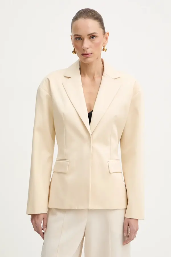 Patrizia Pepe Bombažni blazer Patrizia Pepe