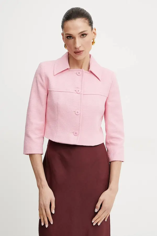 Weekend Max Mara Bombažni blazer Weekend Max Mara