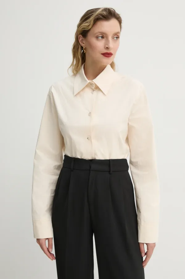 Nanushka Bombažni body Nanushka ALISKA bež barva, NW25RSTP17705