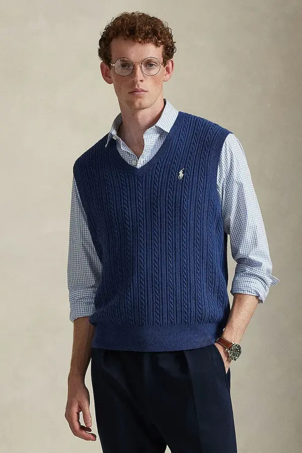 Polo Ralph Lauren Bombažni brezrokavnik Polo Ralph Lauren