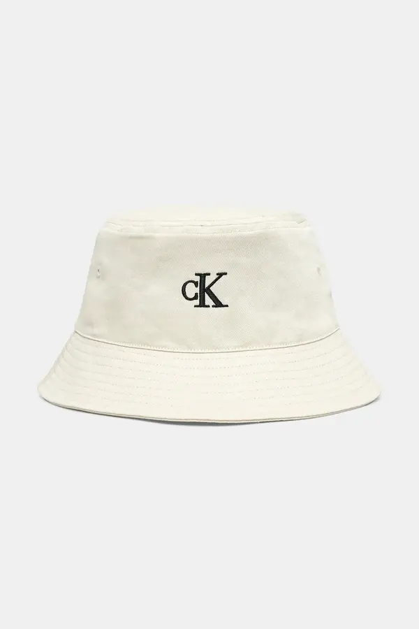 Calvin Klein Jeans Bombažni klobuk Calvin Klein Jeans