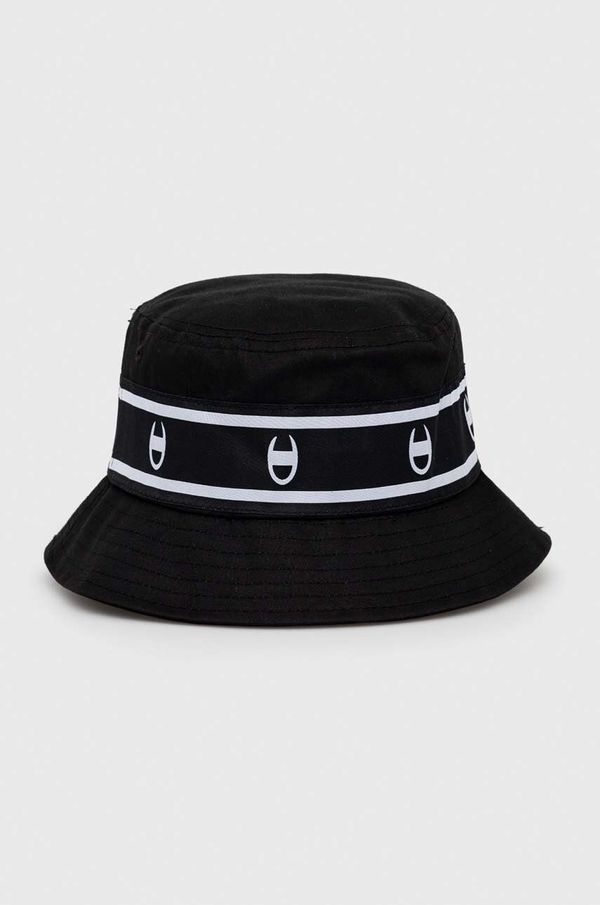 Champion Bombažni klobuk Champion črna barva