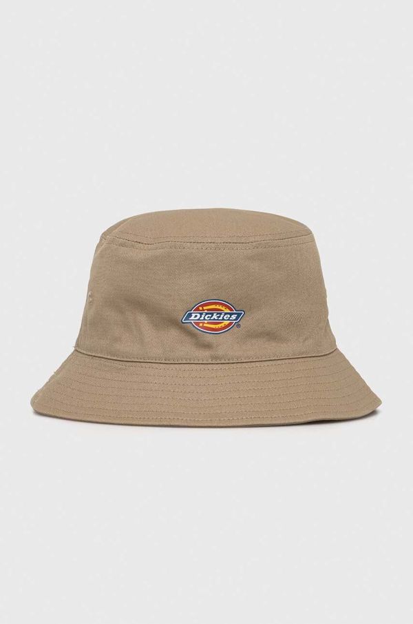 Dickies Bombažni klobuk Dickies bela barva