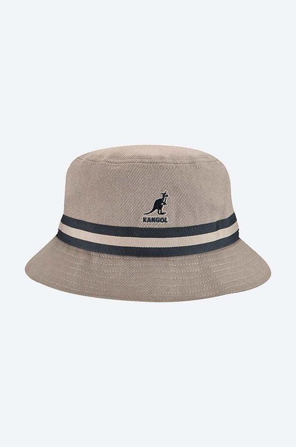 Kangol Bombažni klobuk Kangol Stripe Lahinch mornarsko modra barva