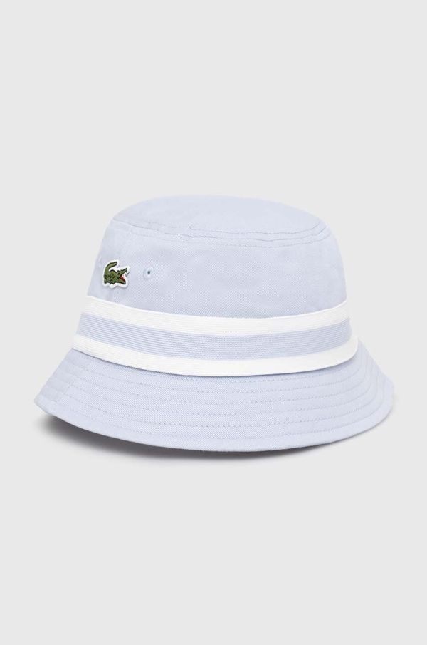 Lacoste Bombažni klobuk Lacoste