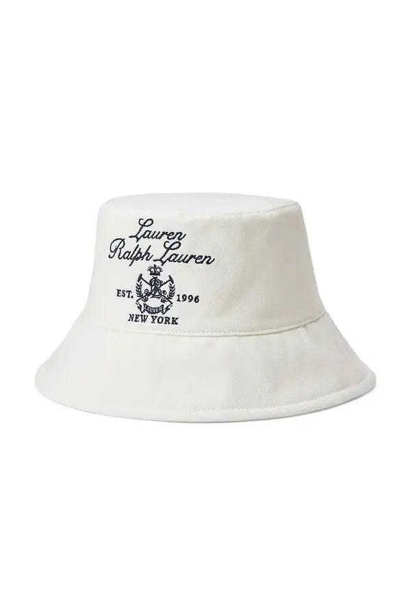 Lauren Ralph Lauren Bombažni klobuk Lauren Ralph Lauren