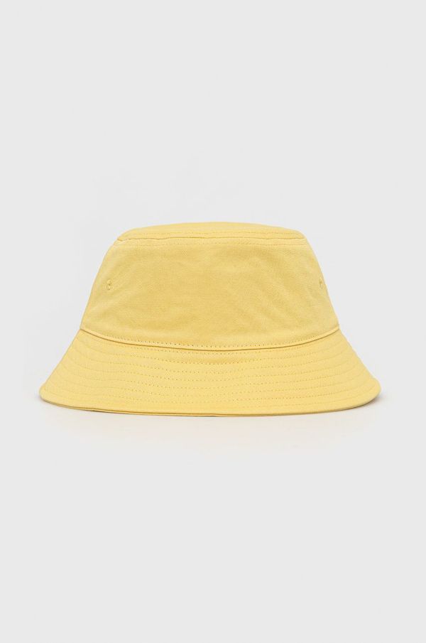 Levi's Bombažni klobuk Levi's rumena barva