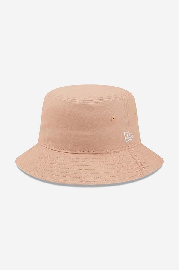 New Era Bombažni klobuk New Era Pastel roza barva